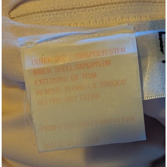 Eddy K Wedding Dress Long Sleeve Lace Fit & Flare Off-Shoulder Illusion Neckline - Picture 8 of 8